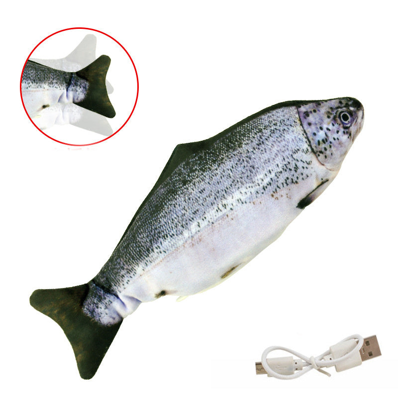 Cat toy simulation fish