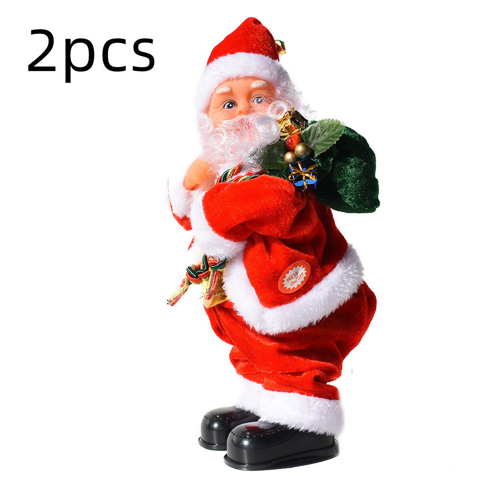 Shaking Hip Music Santa Claus Electric Toy Decorations