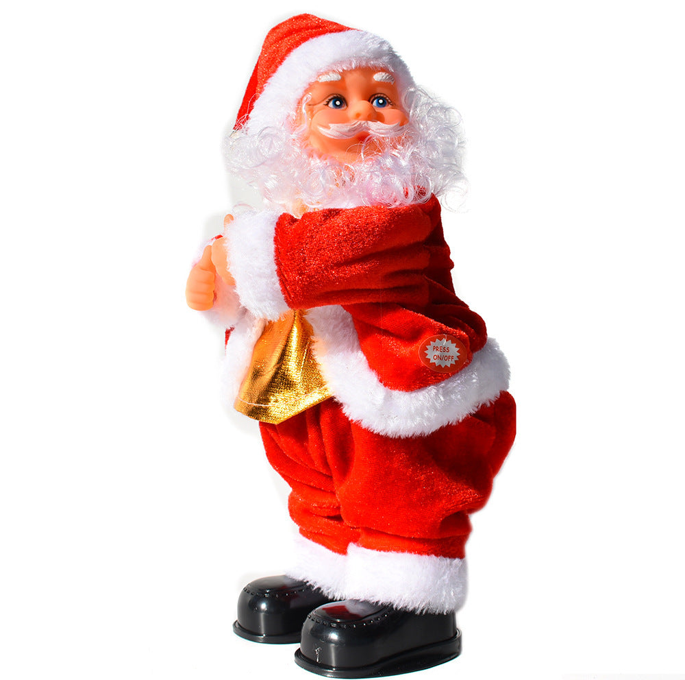 Shaking Hip Music Santa Claus Electric Toy Decorations