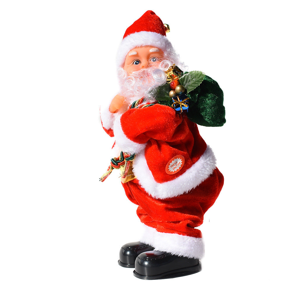 Shaking Hip Music Santa Claus Electric Toy Decorations